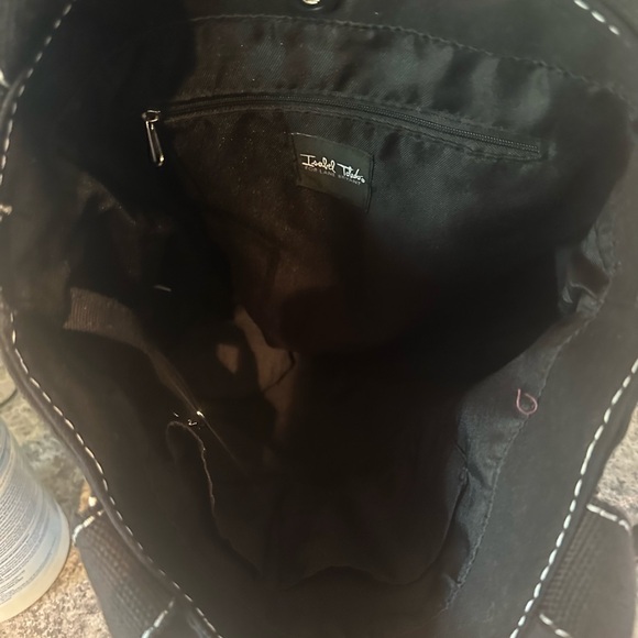 Black and White Tote Bag - Picture 3 of 4